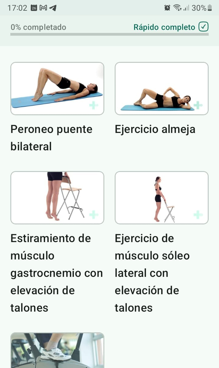 Programa de ejercicios en línea Tendinopatía del talón de Aquiles